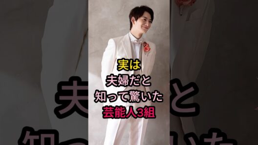 ㊗️10万再生㊗️実は夫婦だと知って驚いた芸能人3組#芸能人 #結婚 #夫婦 #有岡大貴 #松岡茉優 #大塚寧々 #田辺誠一 #岡田将生 #高畑充希 #shorts