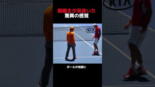 錦織圭だけが気づいたコートの秘密 #テニス #tennis