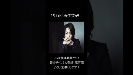 【佐藤健さんが歌ってる風動画】あなたに逢いたくて／松田聖子（※歌ってる風動画なので本人ではありません）