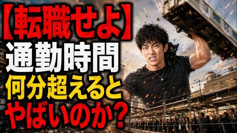 【転職せよ】通勤時間は何分超えるとやばいのか？
