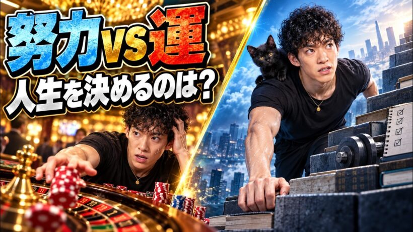 努力vs運、人生決めるのはどっち？