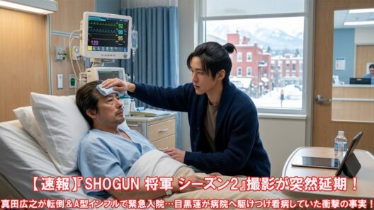 【速報】『SHOGUN 将軍 シーズン2』撮影が突然延期！真田広之が転倒＆A型インフルで緊急入院…目黒蓮が病院へ駆けつけ看病していた衝撃の事実！