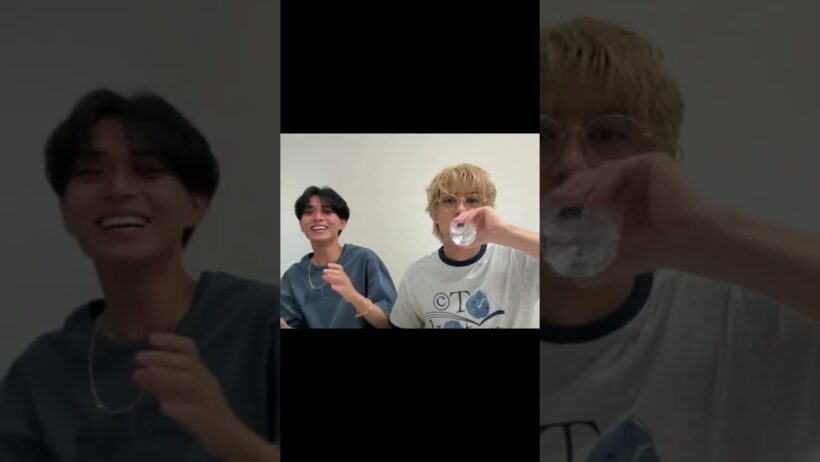 “廉を笑わせたら勝ち”してる海人くんと横でガハハ笑いする廉くん…こういうれんかいがなによりも好き #永瀬廉 #キンプリ