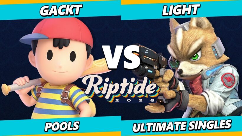 Riptide 2026 - Gackt (Ness) Vs. Light (Fox) Smash Ultimate - SSBU