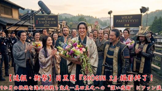 【速報・衝撃】目黒蓮『SHŌGUN 2』撮影終了！9か月の壮絶な海外挑戦を完走…真田広之への“深い感謝”にファン涙