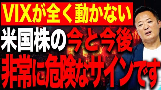 【米国株が非常に危険】VIXが全く動かない“異常な相場”を徹底解説【米国株式市場解説】