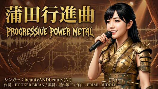 【プログレ】昭和歌謡【蒲田行進曲】(松坂慶子・風間杜夫・平田満)(Prog Power Metal Cover) - AI singer beautyANDbeauty