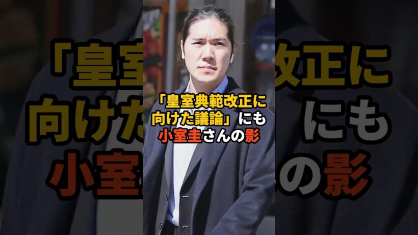 「皇室典範改正に向けた議論」にも小室圭さんの影　#天皇　#皇室