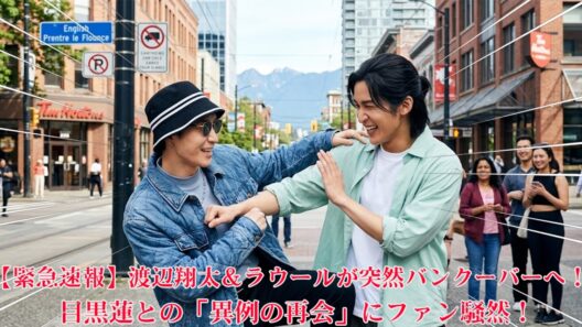 【緊急速報】渡辺翔太＆ラウールが突然バンクーバーへ！目黒蓮との「異例の再会」にファン騒然！