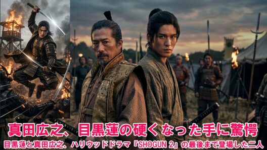 【衝撃】真田広之、目黒蓮の硬くなった手に驚愕！目黒蓮と真田広之、ハリウッドドラマ『SHOGUN 2』の最後まで登場した二人  !