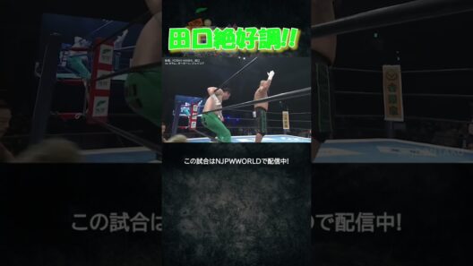新日本プロレス『レスリングどんたく』(5.3)田口絶好調!!#shorts