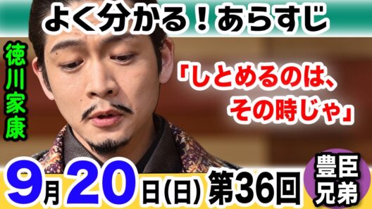 【豊臣兄弟！9月20日】秀長が見せた「本当の大将」の戦い方…鬼若子・長宗我部元親が折れた瞬間…守るために捨てた四国一統NHK大河ドラマ第36回