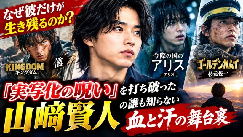 【衝撃】山﨑賢人が実写化で成功し続ける理由…『キングダム』『今際の国のアリス』の知られざる覚悟
