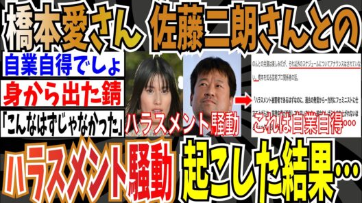 【地雷】女優の橋本愛さん、佐藤二朗さんとのハラスメント騒動を起こした結果・・・【ゆっくり ツイフェミ】