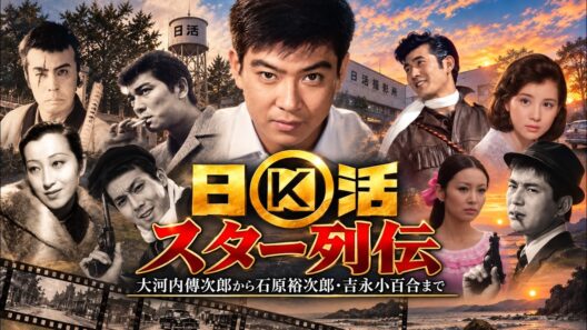日活スター列伝｜大河内傳次郎から石原裕次郎・小林旭・吉永小百合まで　〜時代を彩った名優たち