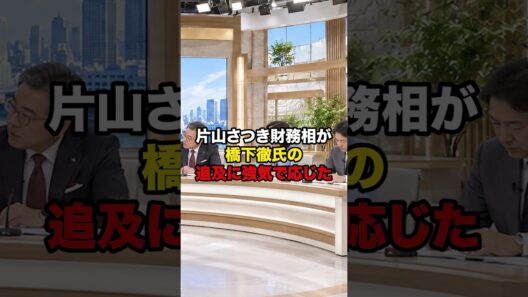 【頼もしい】片山さつき、橋下の追及にバッサバッサ宣言#政治 #片山さつき