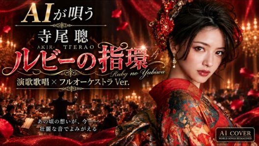 寺尾聰『ルビーの指環』｜フルオーケストラをバックに演歌歌手が魂を込めて唄う昭和の名曲｜日本語歌詞字幕付 [AI COVER]
