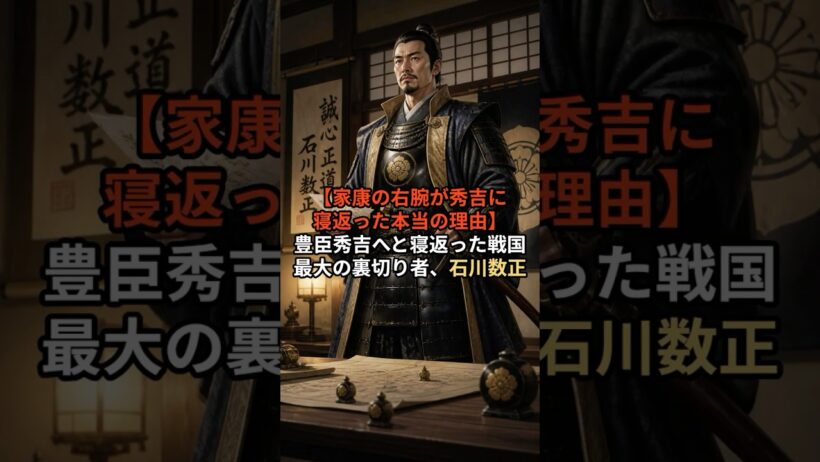 豊臣兄弟！で大注目…迫田孝也演じる石川数正が寝返った本当の理由 #shorts