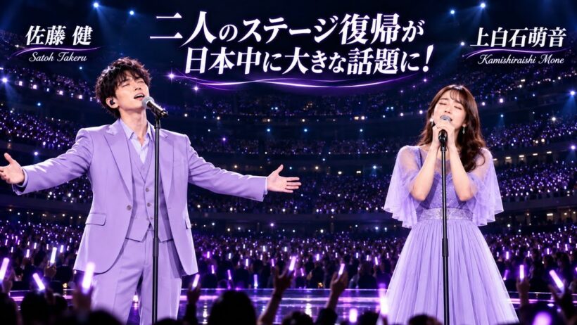 😭🎤💖【上白石萌音 × 佐藤健】二人が再びステージに帰ってきた！その歌声に日本中が涙…🌹✨ 感動の奇跡が再び🎶💔
