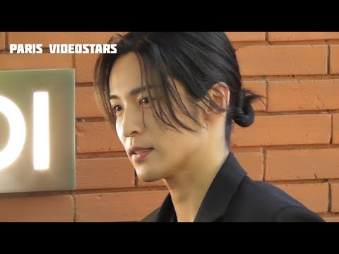 Ren Meguro Snow Man arrival at show Fendi Milan 23 september 2026 Fashion Week .
