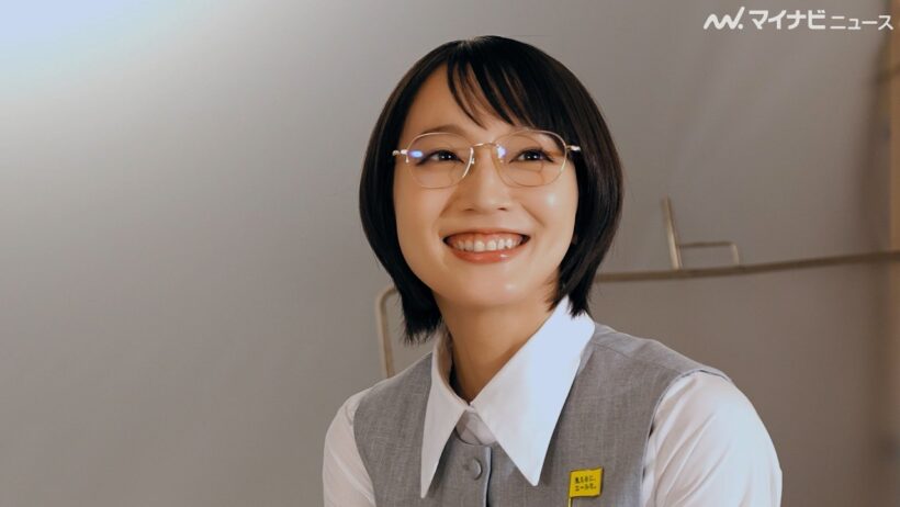 吉岡里帆、カット後に願う姿がかわいい「これはいけたでしょ！」 滝藤賢一と初共演！