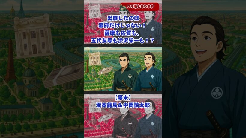 【1867年パリ万博】幕府だけじゃない！？薩摩も佐賀も出展！