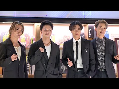 川村壱馬、クリエーターのイラストに感激（「BATTLE OF TOKYO 超東京拡張展」発表会／THE RAMPAGE 川村壱馬 陣 BALLISTIK BOYZ 日髙竜太 砂田将宏）