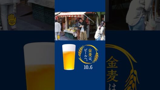 金麦『商店街で』篇 15秒 縦型 仲野太賀 サントリー CM