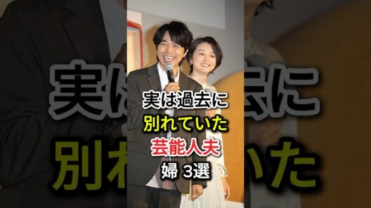 実は過去に別れていた芸能人夫婦 3選#fyp#芸能人#井ノ原快彦#瀬戸朝香#玉木宏#木南晴夏