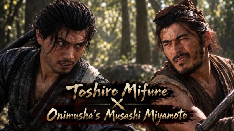 三船敏郎と宮本武蔵(鬼武者) / Toshiro Mifune & Musashi Miyamoto (Onimusha)