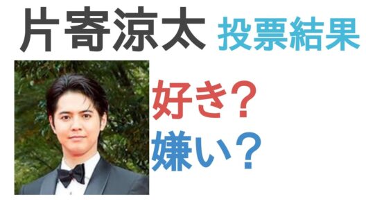 【投票結果】片寄涼太は好き？嫌い？【評価・考察・口コミ】