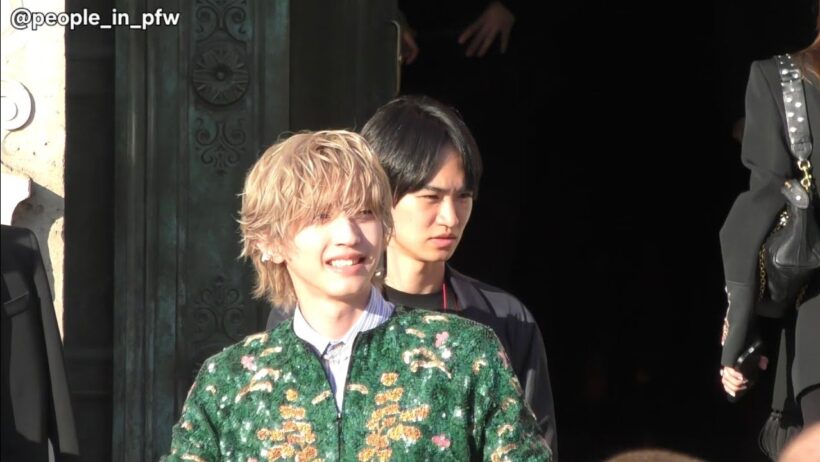 Shunsuke Michieda 道枝 駿佑 - Valentino SS27 fashion show in Paris - 04.10.2026