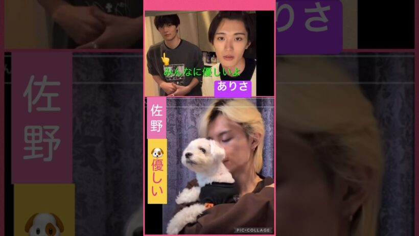 【M!LK】🐶佐野くんは優しい💕#谷岸ありさ #佐野勇斗