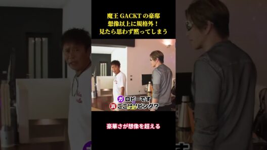 魔王 GACKT の豪邸、想像以上に規格外！見たら思わず黙ってしまう #お笑い #千鳥 #面白集#面白い