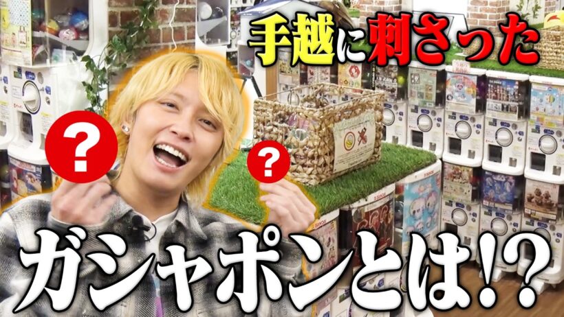 【ガシャポン】手越に刺さるガシャポンを探そう！