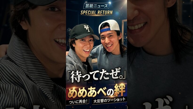 阿部亮平の一言にファン感激！目黒蓮との笑顔ショットで再び注目集まる「めめあべ」の絆❄️✨