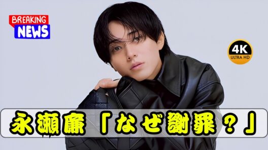 永瀬廉「ごめんね」の真意は？インスタ投稿にファン騒然…極小バッグにも注目！#永瀬廉 #KingandPrince #芸能ニュース