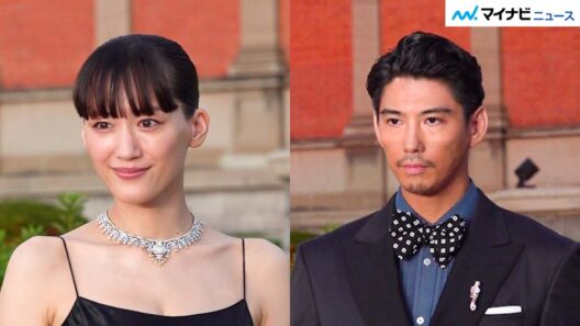 綾瀬はるか＆賀来賢人、大人の色気に会場うっとり ジュエリーが輝く