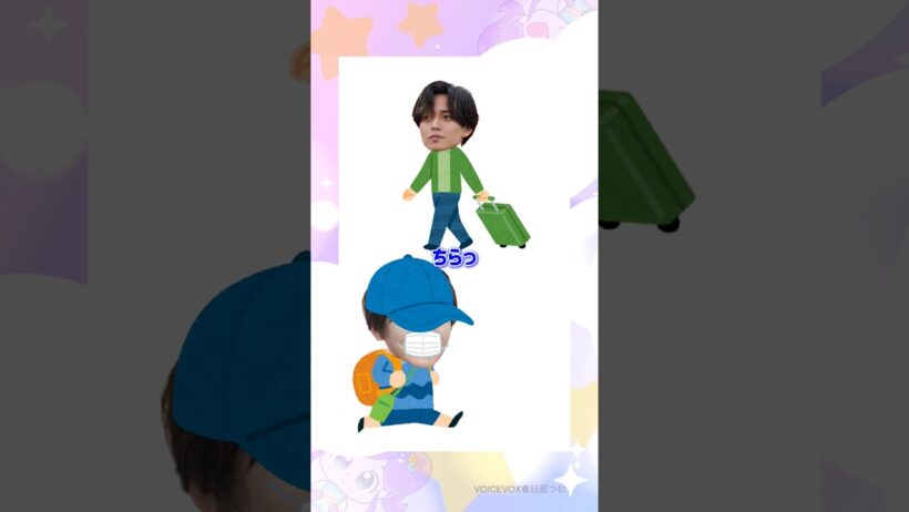 新幹線で丈くんと遭遇#キンプリ #なにわ男子