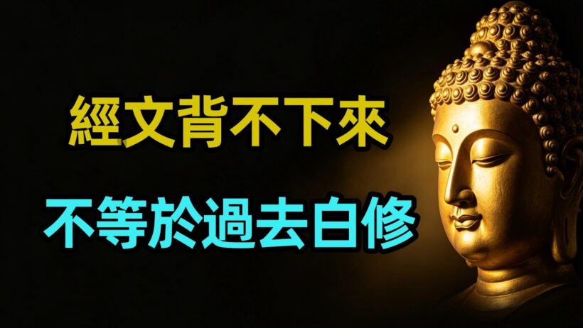 經文記不住，年紀大了還怎麼修行？背不下來，不等於過去白修#佛教#佛學智慧#因果報應#修行#人生智慧#南無阿彌陀佛#禪心之道#念佛#誦經#buddha