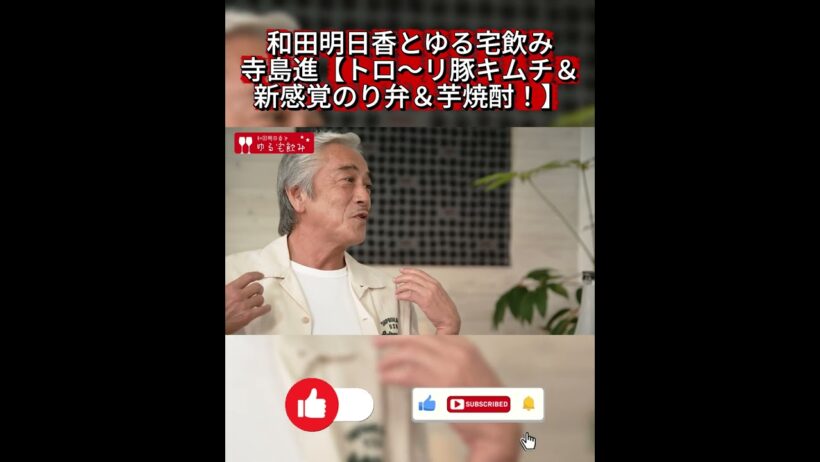 【感動】寺島進が語る下積み時代…年収100万以下の過去と仕事の裏話【和田明日香とゆる宅飲み】
