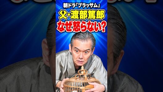 渡部篤郎の清治はなぜ怒らなかった？史実に答えがあった #ブラッサム #朝ドラ