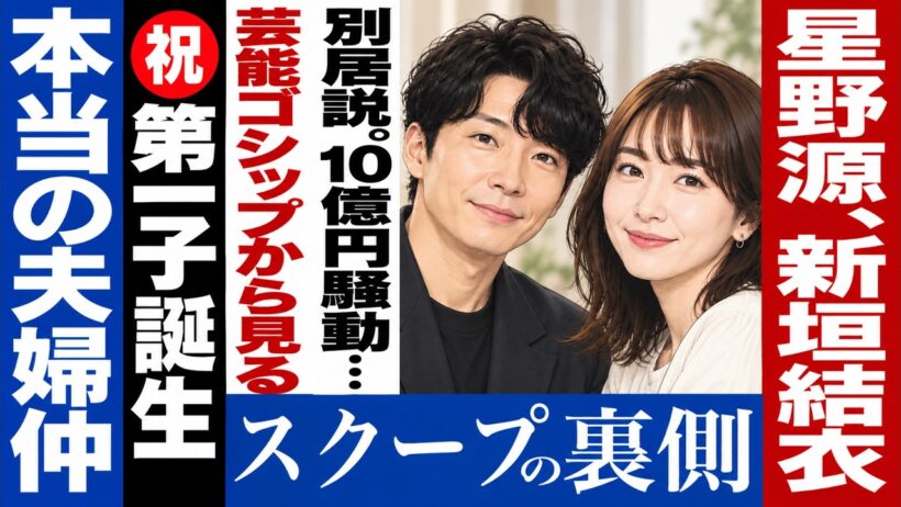No.987 【夫婦仲の真相】 新垣結衣、星野源に第一子誕生 (滝沢ガレソ騒動も】