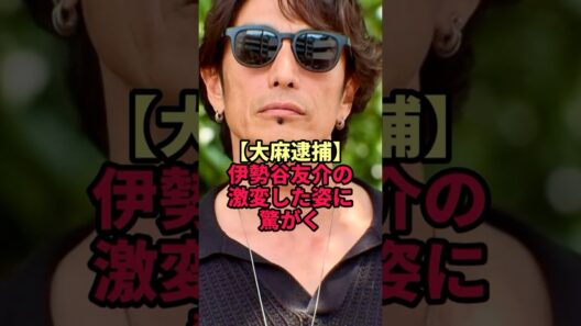 【大麻逮捕】伊勢谷友介の衝撃の現在