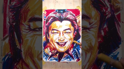 KINGDOM - Ohki/王騎: 大沢たかお❤️‍🔥✨️  #drawing #crayon #kingdom #キングダム #speedcoloring